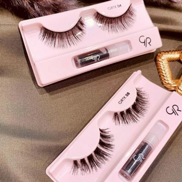 False Eyelashes Golden Rose 3