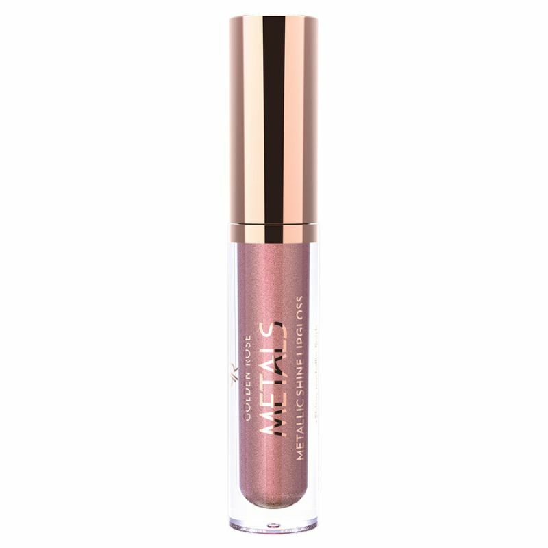 Metals Metallic Shine Lipgloss Golden Rose 03