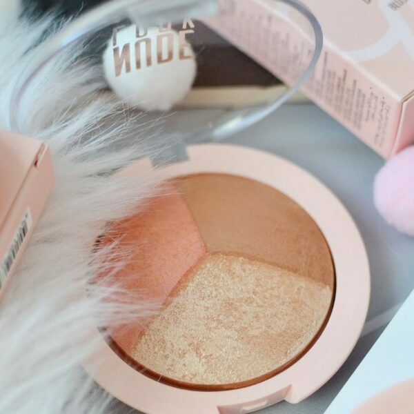 Nude Look Baked Trio Face Powder Golden Rose afbeelding 1
