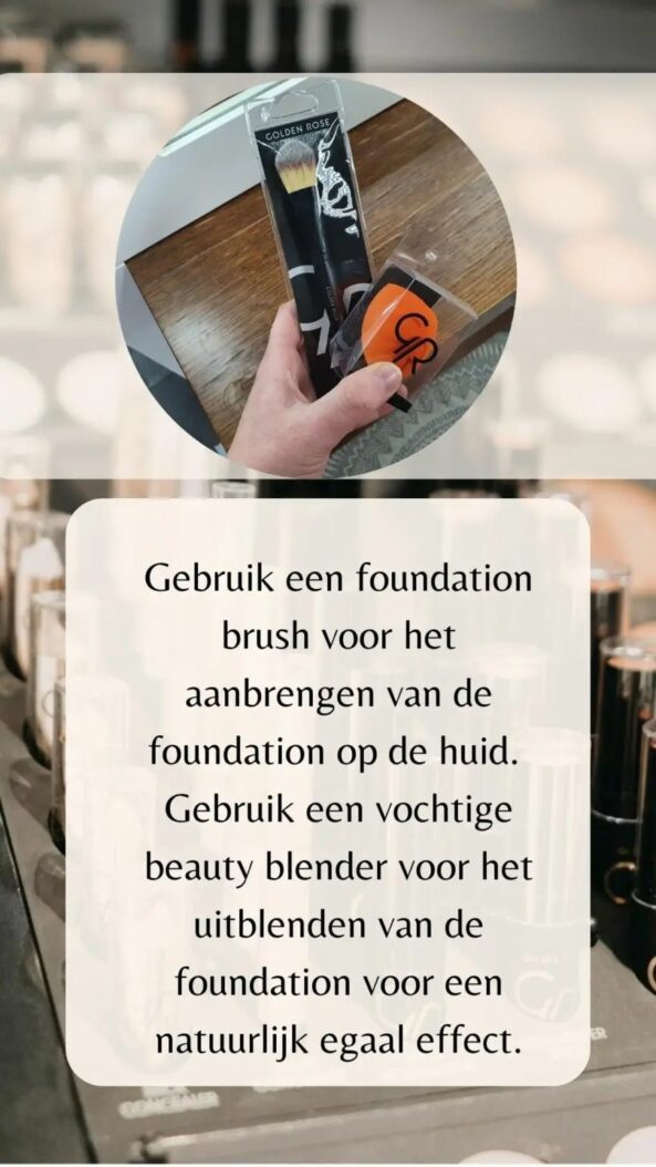 Golden Rose Foundation Brush