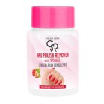 Nail Polish Remover Strawberry Sponge Golden Rose