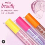 Miss Beauty Diamond Shine 3D Lipgloss Golden Rose Afbeelding