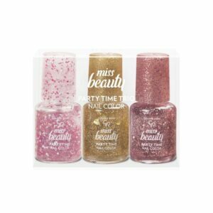 Miss Beauty Party Time Trio Nail Color Golden Rose
