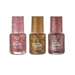 Miss Beauty Party Time Trio Nail Color Golden Rose Afbeelding 3