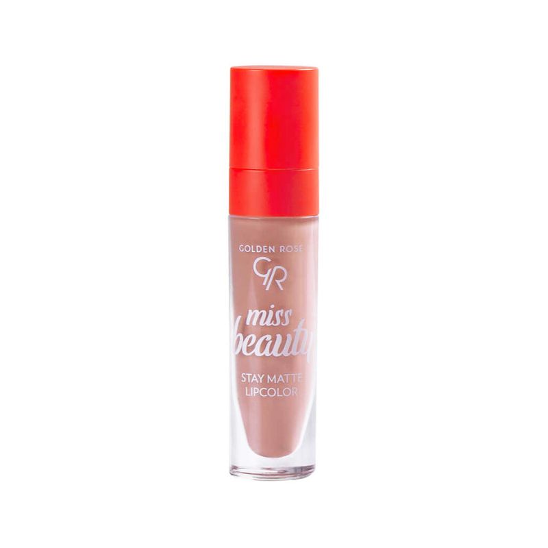Miss Beauty Stay Matte Lip Color Golden Rose 01