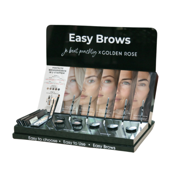 Easy Brows Compleet Display Starter – 15 Eyebrow Kits met Display voor Salons en winkels