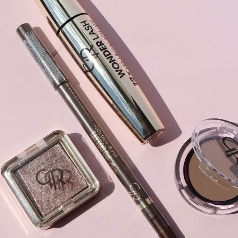 Golden Rose mascara en oogschaduw en oogpotlood – langdurige oogmake-up