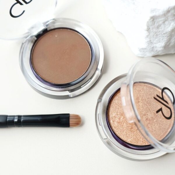 daily eyeshadow look mono eyeshadow kleuren en brush