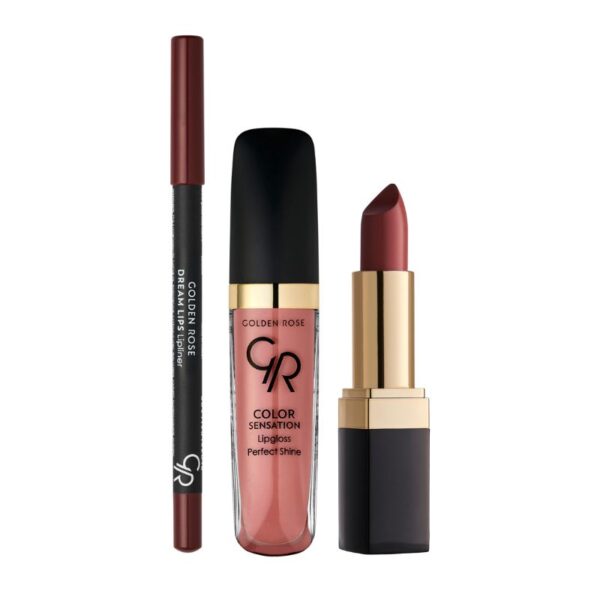 Warm Lip Combo | Complete Lip Set met Lipliner, Lipstick & Gloss