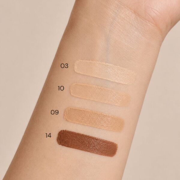 just Touch Liquid Concealer vloeibare concealer kleurenvoorbeelden Golden Rose