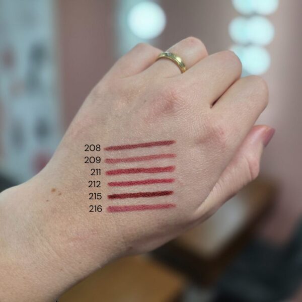 Tattoo lipliner Golden Rose kleuren swatche