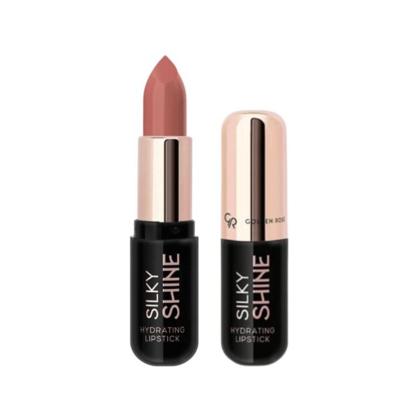 hydraterende lipstick met glans Silky Shine Golden Rose