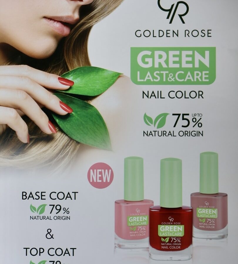Poster Golden rose cosmetics Promotie Salon