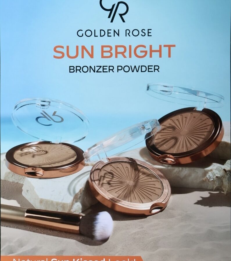 Poster Golden rose cosmetics Promotie Salon