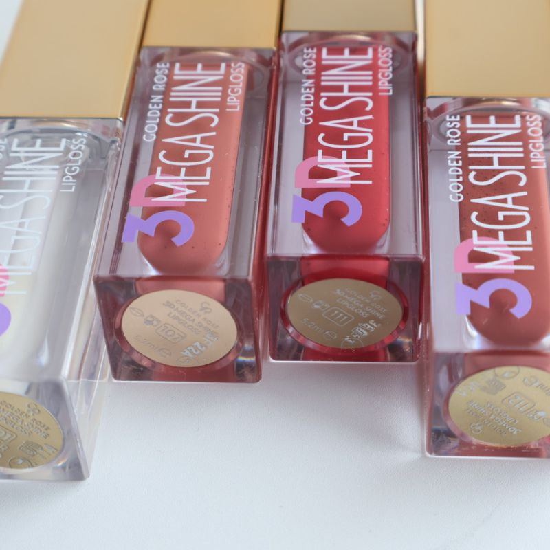 Golden Rose lipgloss display
