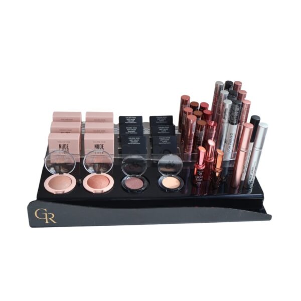 natuurlijke make-up look display van Golden Rose natuurlijke make-up look display van Golden Rose
